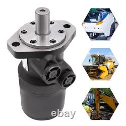 135RPM Hydraulic Motor Replacement Compact Hydraulic Motor High Torque Black