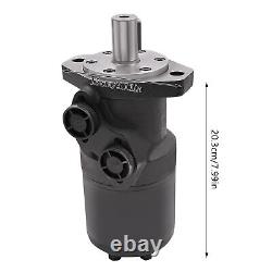 135RPM Hydraulic Motor Replacement Compact Hydraulic Motor High Torque Black