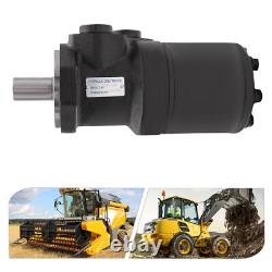 135RPM Hydraulic Motor Replacement Compact Hydraulic Motor High Torque Black