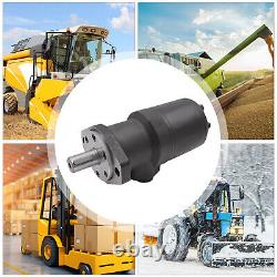 135RPM Hydraulic Motor Replacement Compact Hydraulic Motor High Torque Black