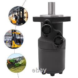 135RPM Hydraulic Motor Replacement Compact Hydraulic Motor High Torque Black