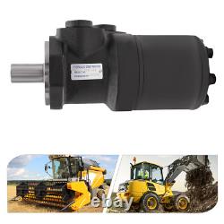 135RPM Hydraulic Motor Replacement Compact Hydraulic Motor High Torque Black