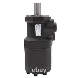 135RPM Hydraulic Motor Replacement Compact Hydraulic Motor High Torque Black