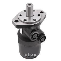 135RPM Hydraulic Motor Replacement Compact Hydraulic Motor High Torque Black