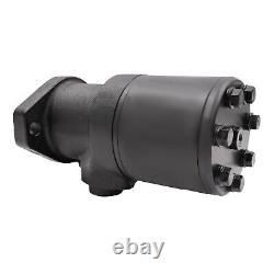 135RPM Hydraulic Motor Replacement Compact Hydraulic Motor High Torque Black