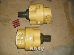 2 Poclain Hydraulics Wheel Motor B12785V 16055 & B12784U 16054 Used Unknown