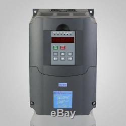 5HP 4KW Variable Frequency Drive VFD 3 Phase Single Speed Control VSD