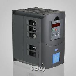 5HP 4KW Variable Frequency Drive VFD 3 Phase Single Speed Control VSD