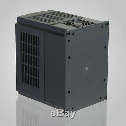 5HP 4KW Variable Frequency Drive VFD 3 Phase Single Speed Control VSD