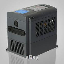 5HP 4KW Variable Frequency Drive VFD 3 Phase Single Speed Control VSD