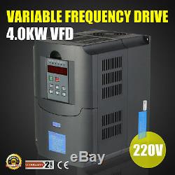 5HP 4KW Variable Frequency Drive VFD Low-Output 3 Phase 220V-250V HIGH GRADE