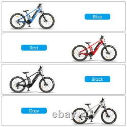 Accolmile Blue 27.5inch MTB Electric Bike 750W BAFANG Mid Motor 17.5Ah Battery