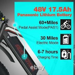 Addmotor 1000W Mid Drive Motor Electric Bike 17.5Ah Battery Hydraulic Disc Brake