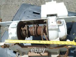 Braden Winch Lgu2-10f-1 12,000 Lb Pull With Hydraulic Drive Motor Used Paccar