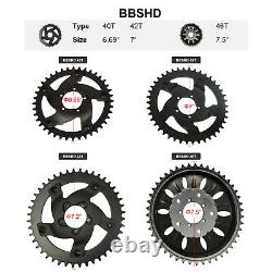 EU Bafang 48V or 52V 1000W BBS03 BBSHD Mid Drive Motor 120mm/100mm/68mm