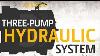 John Deere Excavators Three Pump Hydraulic System