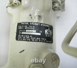 KELSEY HAYES Motor Aircraft Hydraulic MC14406 Unit GUN DRIVE MC13869 Assembly