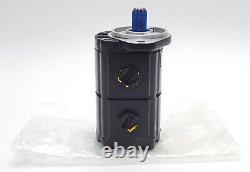 New Epiroc 3222316185 Hydraulic Gear Pump Motor Atlas Copco Spline Drive