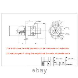 New Roller Stator Hydraulic Motor RE013948 RE013915 660-4-0010-9 for White Drive