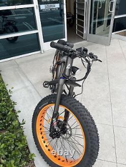 Refurbised 1000W Electric Bike Mid Drive Motor 48V 17.5Ah Hydraulic Snow Bicycle