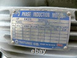 Tatung 3 Phase Induction Motor EBFC-D with Sumitomo CNHM-4095 Cyclo Drive