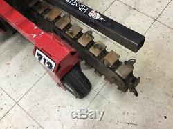 Used Barreto Trencher E712MTH Hydraulic Drive Motor Digger Trenching Honda GX200