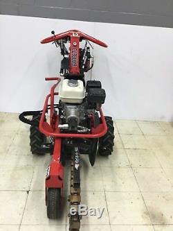 Used Barreto Trencher E712MTH Hydraulic Drive Motor Digger Trenching Honda GX200