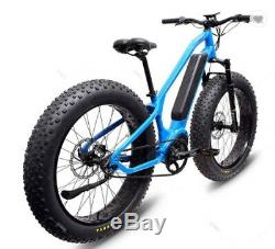 Very Fat Tire 1000w fork hydraulic suspension middle drive motor mountain bike