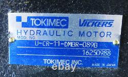 Vickers Tokimec Gear Motor U-CR-11-DMBR-089B Swing Drive Torq 480-640 265rpmNEW